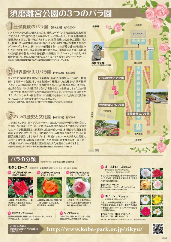 王侯貴族のバラ園 神戸市立 須磨離宮公園