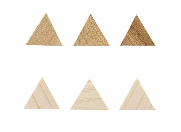 寄せ木細工 三角形のピース